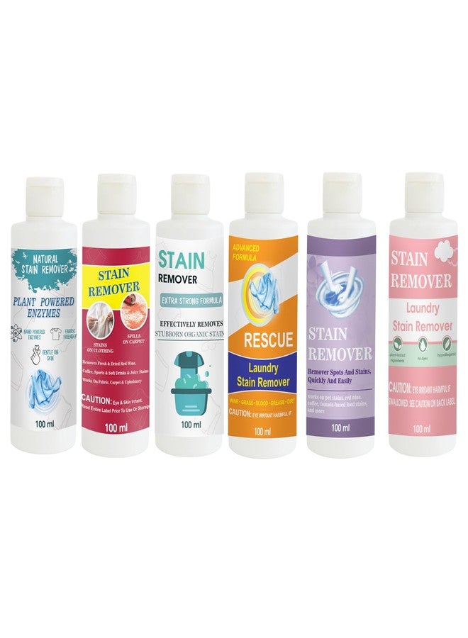 TOOVUS Stain Remover Combo Pack of Shirt, Red, Doll, Orange, Purple and Pink Stain Remover | Multi-Surface Cleaning Solution for Clothes, Fabrics, Upholstery (100 g Each) - Image 1